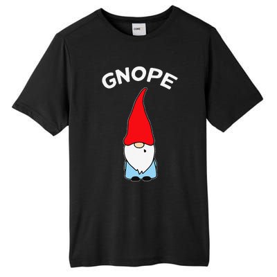 Gnope Gnome Nope Funny Christmas Party Funny Funny Tall Fusion ChromaSoft Performance T-Shirt