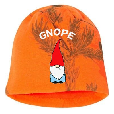 Gnope Gnome Nope Funny Christmas Party Funny Funny Kati - Camo Knit Beanie