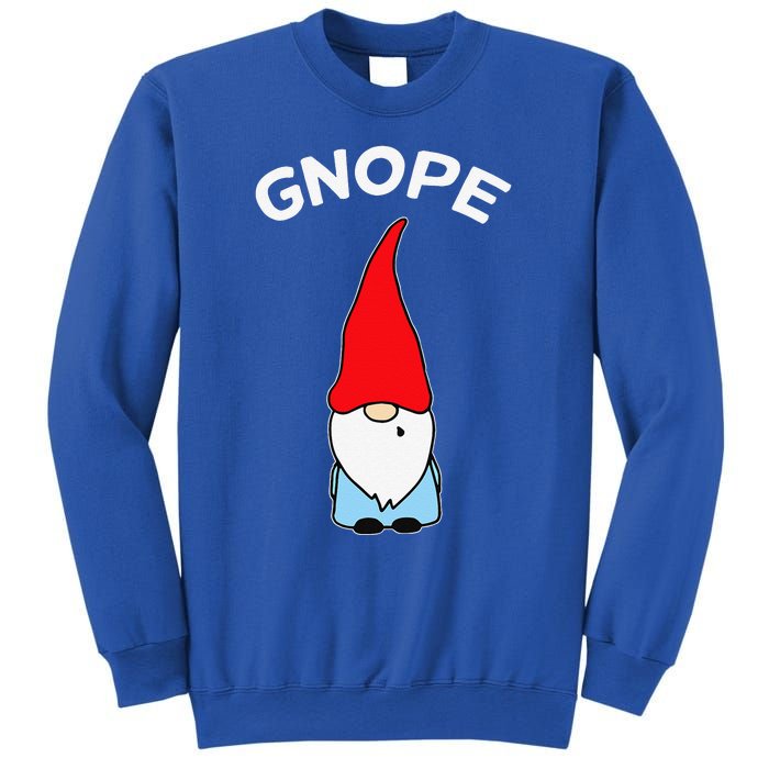 Gnope Gnome Nope Funny Christmas Party Funny Funny Sweatshirt