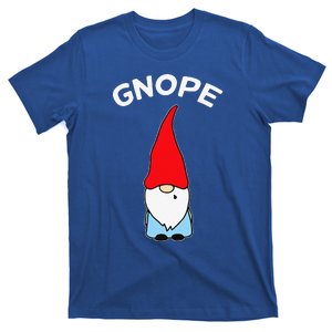 Gnope Gnome Nope Funny Christmas Party Funny Funny T-Shirt