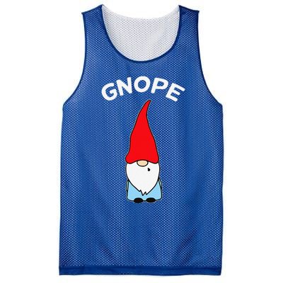 Gnope Gnome Nope Funny Christmas Party Funny Funny Mesh Reversible Basketball Jersey Tank