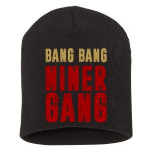 Gang Gang Niner Bang Short Acrylic Beanie