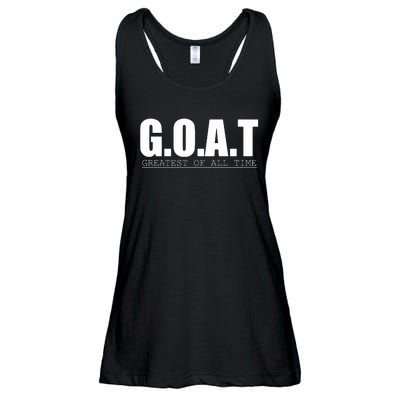 GOAT Greatest Of All Time Ladies Essential Flowy Tank