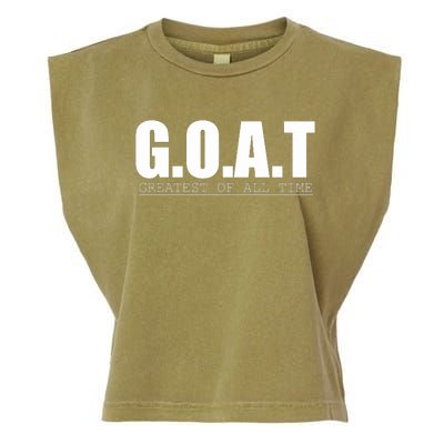 GOAT Greatest Of All Time Garment-Dyed Women's Muscle Tee