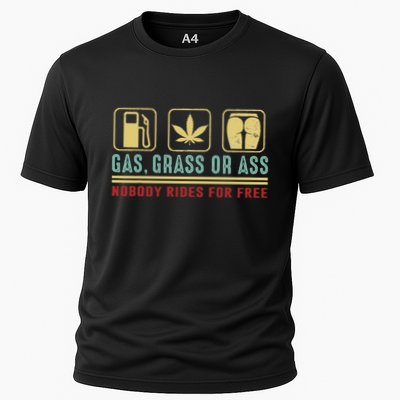 Gas Grass Or Ass Nobody Rides For Free Performance Shirt