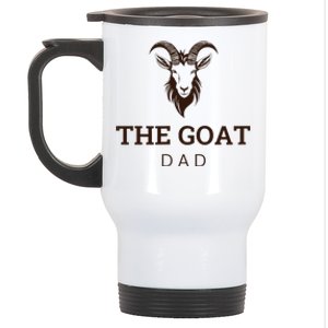 Goat Greatest Of All Time Dad Stainless Steel Travel Mug