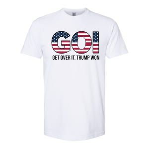 Goi Get Over It Trump Won Election 2024 Softstyle CVC T-Shirt