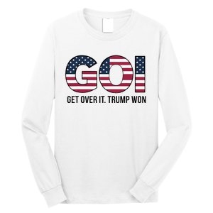 Goi Get Over It Trump Won Election 2024 Long Sleeve Shirt