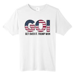 Goi Get Over It Trump Won Election 2024 Tall Fusion ChromaSoft Performance T-Shirt