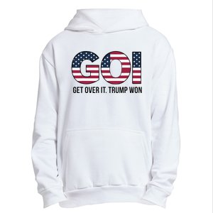 Goi Get Over It Trump Won Election 2024 Urban Pullover Hoodie