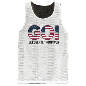 Goi Get Over It Trump Won Election 2024 Mesh Reversible Basketball Jersey Tank