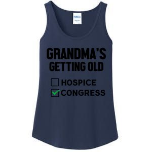 GrandmaS Getting Old Hospice Or Congress Sarcastic Ladies Essential Tank