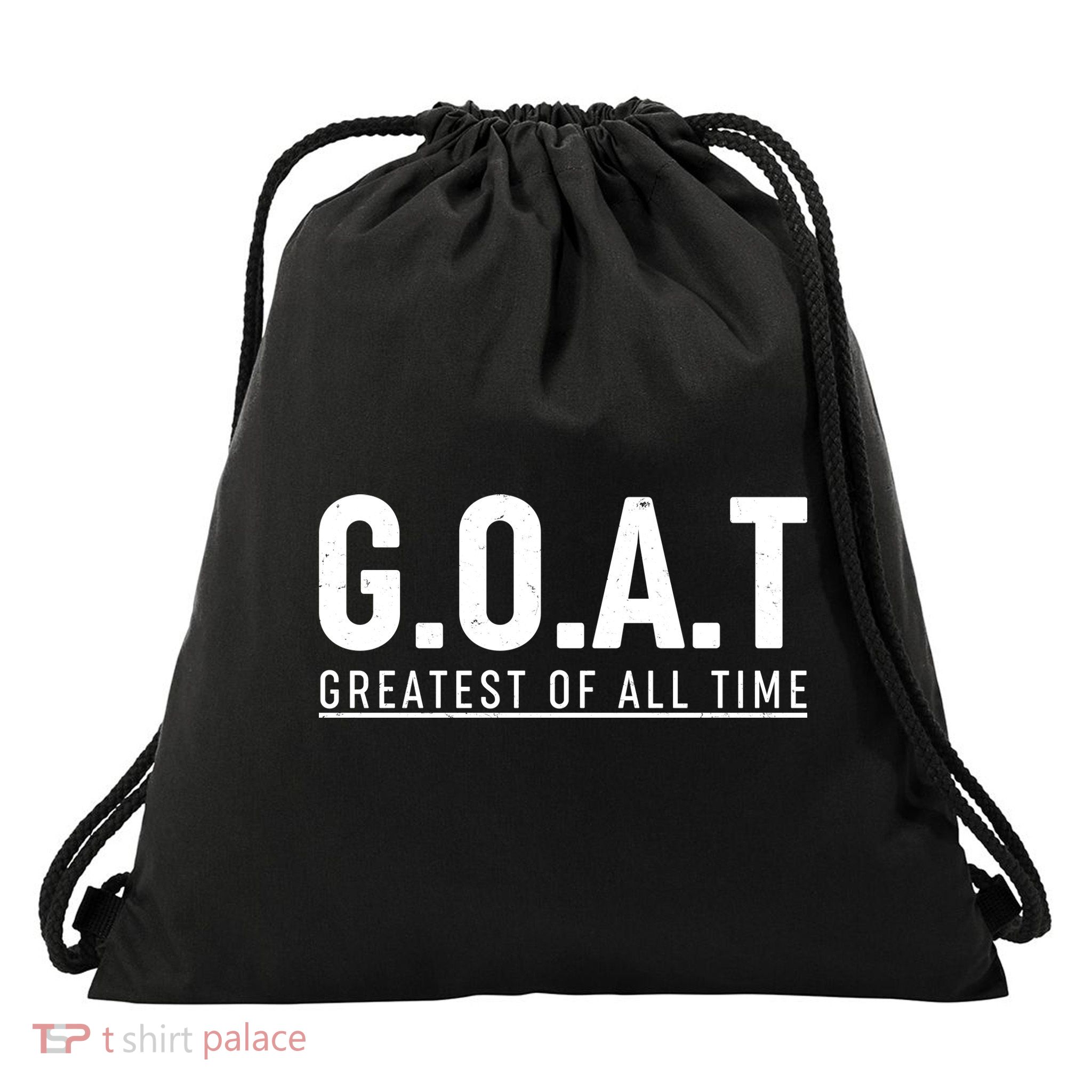 G.O.A.T Greatest Of All Time Drawstring Bag