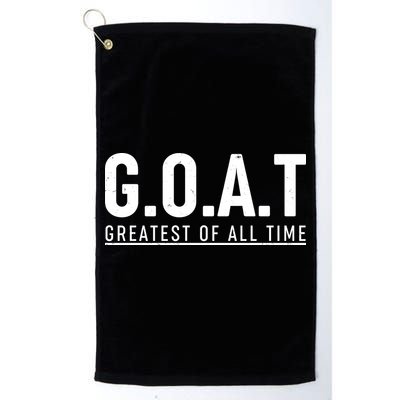 G.O.A.T Greatest Of All Time Golf Towel