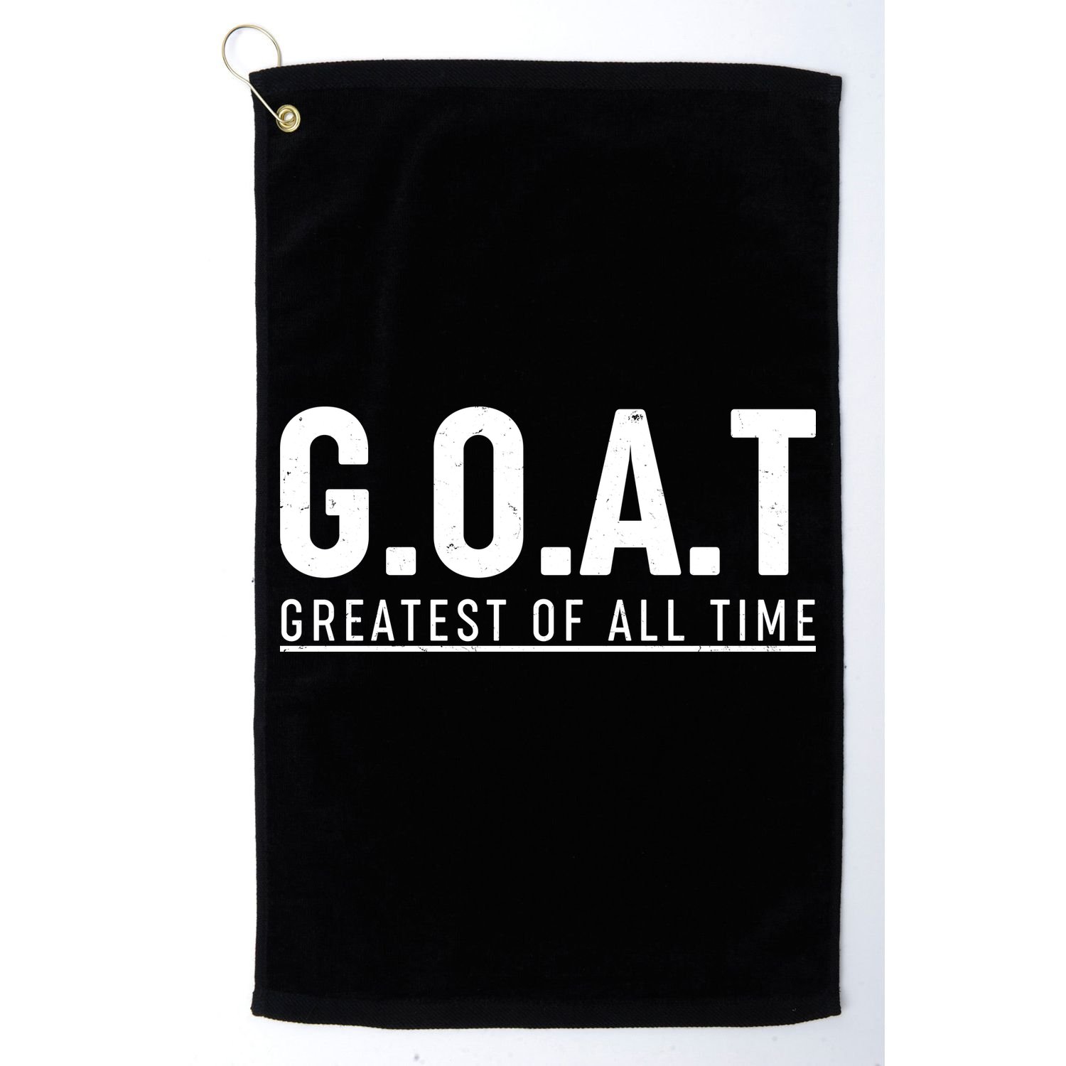 G.O.A.T Greatest Of All Time Golf Towel