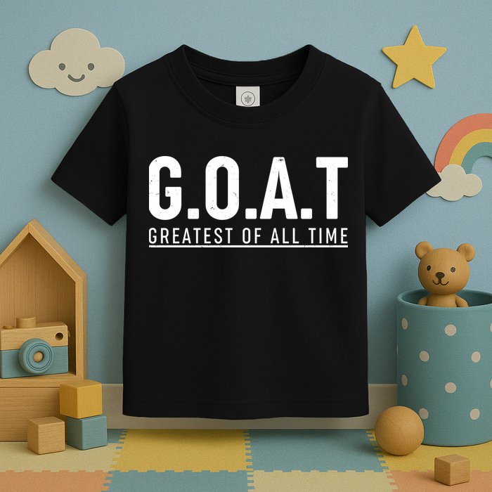 G.O.A.T Greatest Of All Time Toddler T-Shirt