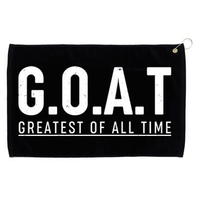 G.O.A.T Greatest Of All Time Grommeted Golf Towel