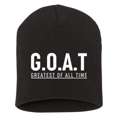 G.O.A.T Greatest Of All Time Short Acrylic Beanie