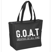 G.O.A.T Greatest Of All Time Zip Tote Bag