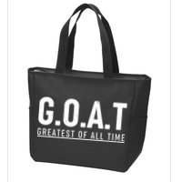 G.O.A.T Greatest Of All Time Zip Tote Bag