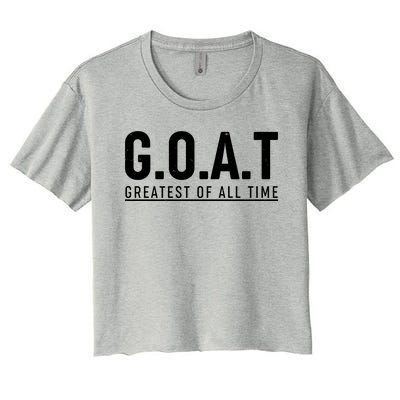 G.O.A.T Greatest Of All Time Women's Crop Top Tee