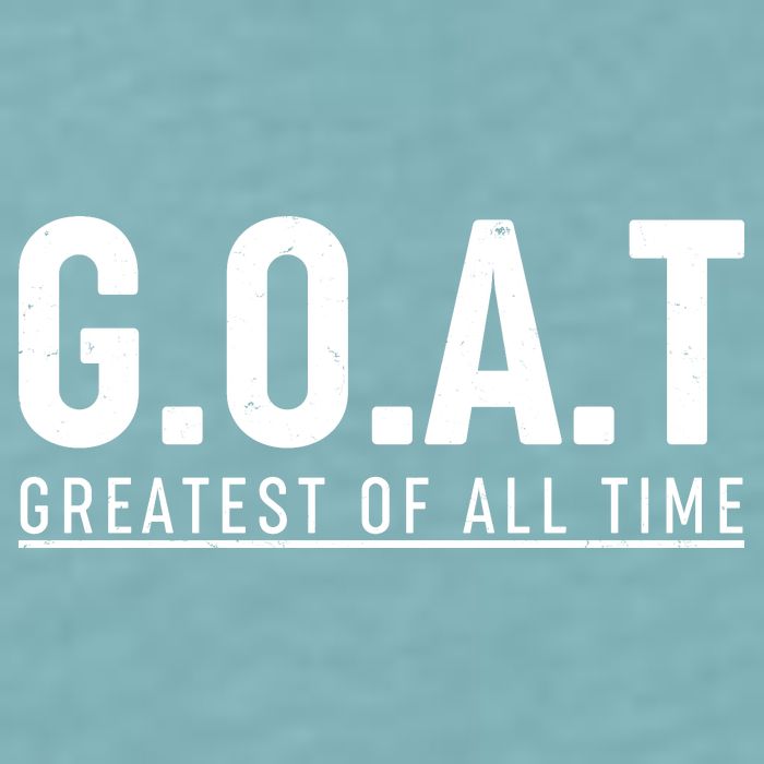 G.O.A.T Greatest Of All Time Sueded Cloud Jersey T-Shirt