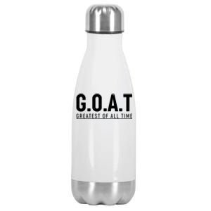 G.O.A.T Greatest Of All Time Stainless Steel Insulated Water Bottle