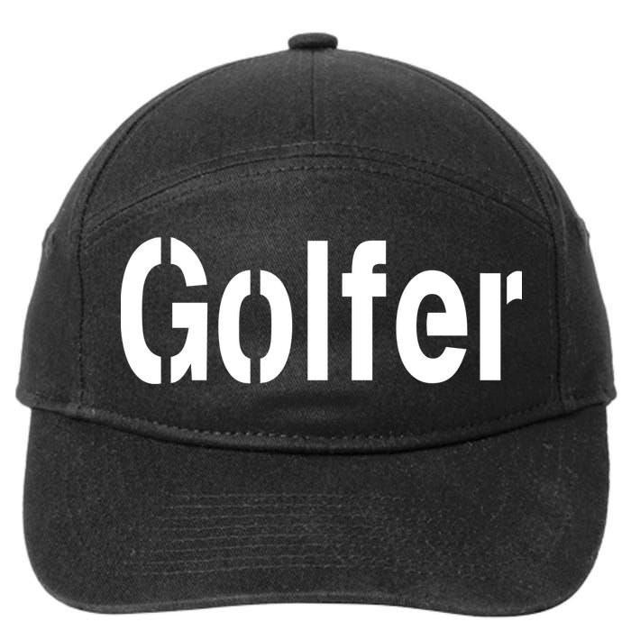 Golfer 7-Panel Snapback Hat