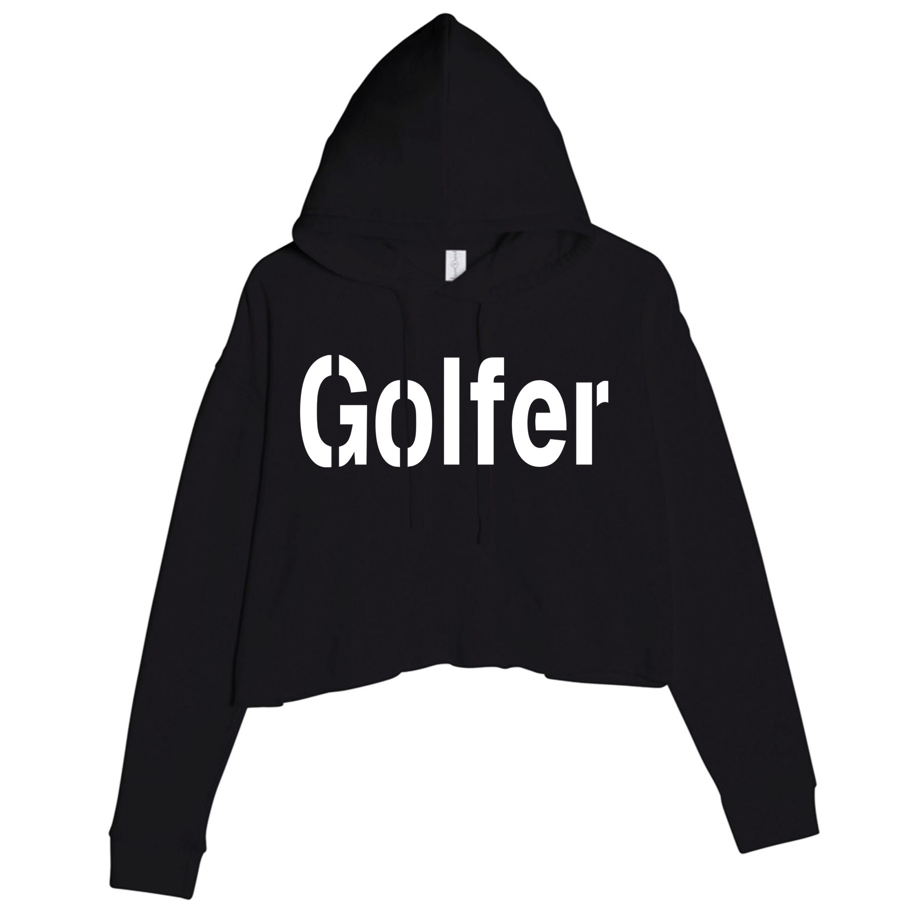 Golfer Crop Fleece Hoodie