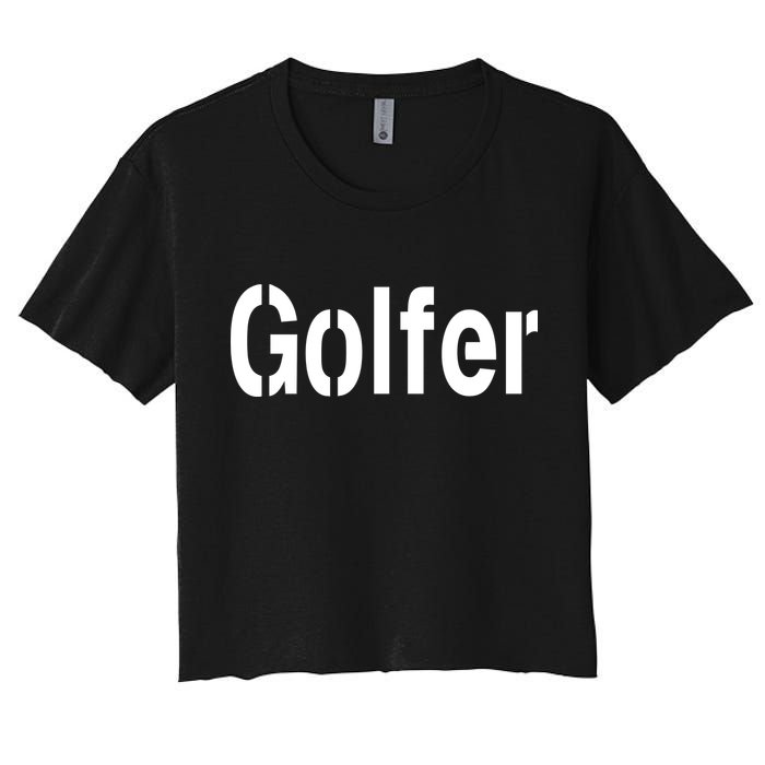 Golfer Women's Crop Top Tee