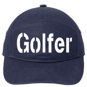 Golfer 7-Panel Snapback Hat