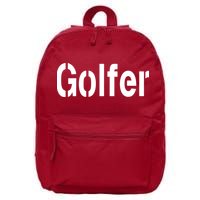 Golfer 16 in Basic Backpack