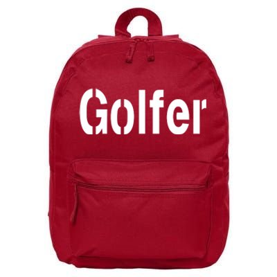 Golfer 16 in Basic Backpack