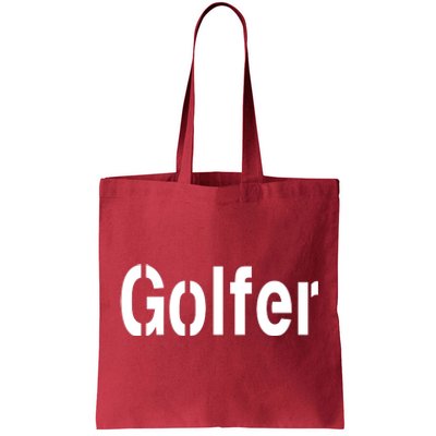 Golfer Tote Bag