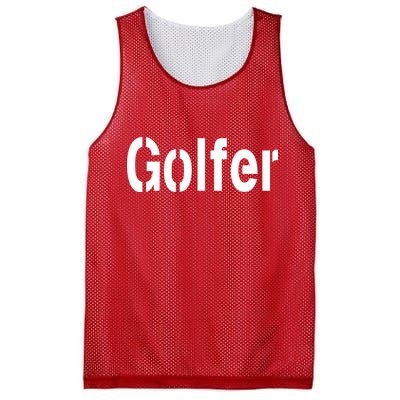 Golfer Mesh Reversible Basketball Jersey Tank