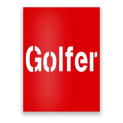Golfer Poster