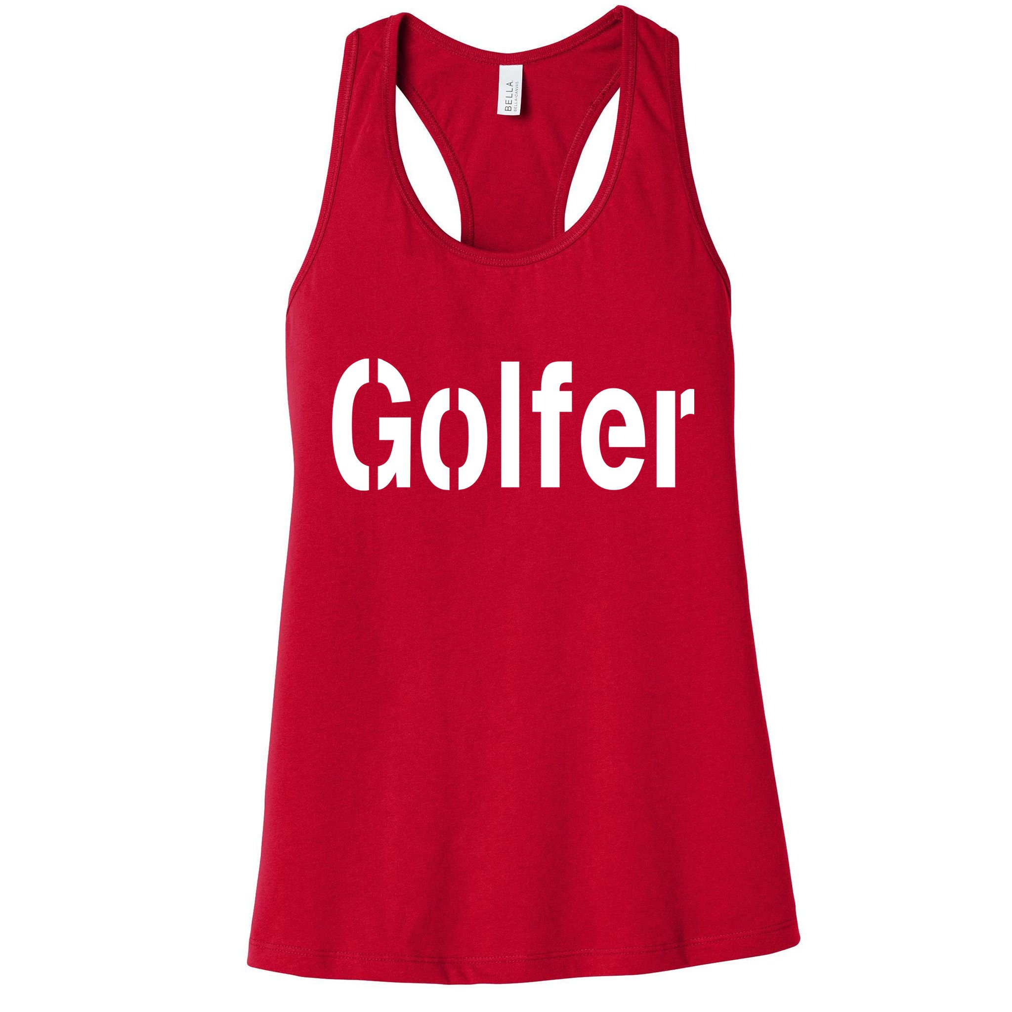 Golfer Womens Tank Top