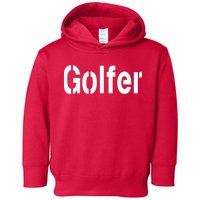 Golfer Toddler Hoodie