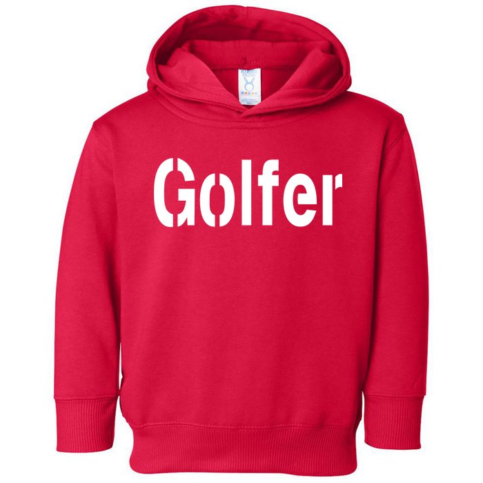 Golfer Toddler Hoodie