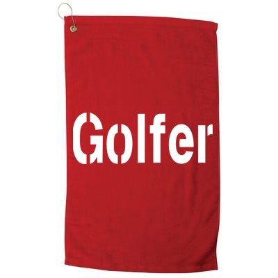 Golfer Golf Towel