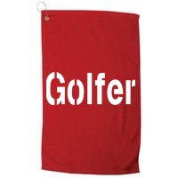Golfer Golf Towel