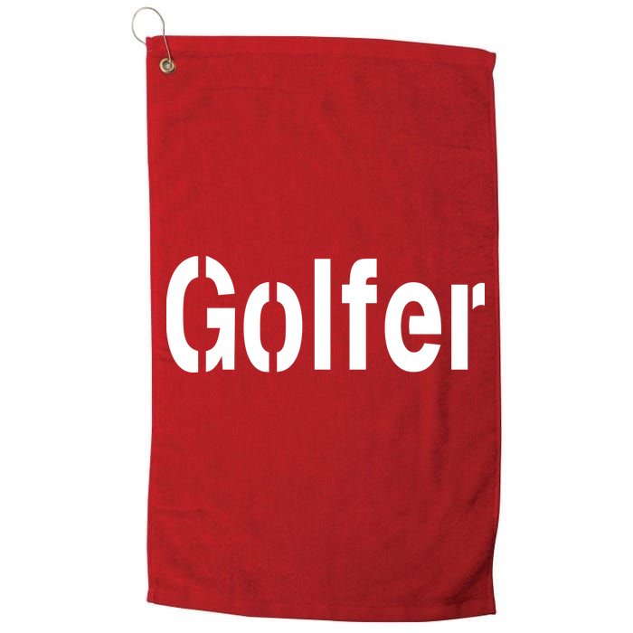 Golfer Golf Towel