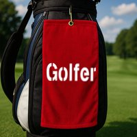 Golfer Golf Towel