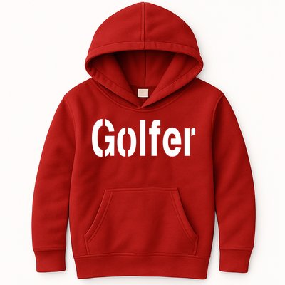 Golfer Kids Hoodie