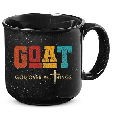 Goat God Over All Things Jesus Religion God Bible Christian 15oz Campfire Ceramic Mug
