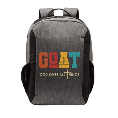 Goat God Over All Things Jesus Religion God Bible Christian Vector Backpack