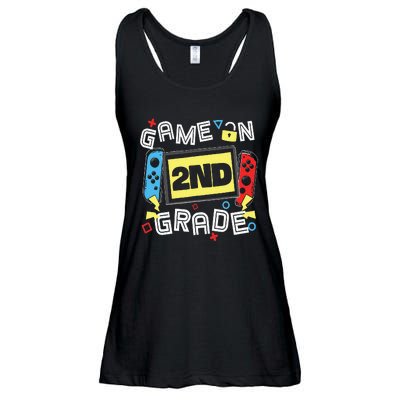 Gaming Game On 2nd Grade Second First Day School Gamer Ladies Essential Flowy Tank