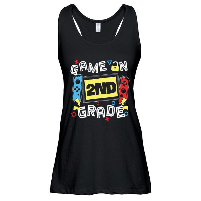 Gaming Game On 2nd Grade Second First Day School Gamer Ladies Essential Flowy Tank