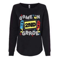 Gaming Game On 2nd Grade Second First Day School Gamer Womens California Wash Sweatshirt