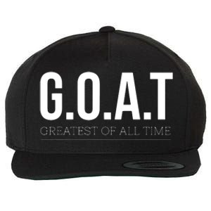 GOAT Greatest Of All Time Wool Snapback Cap